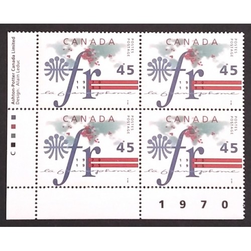 Canada 1589 Plate Block LL VF MNH