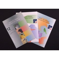 Canada BK218b|BK225b|BK241b Birds of Canada Booklets