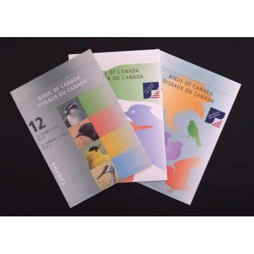 Canada BK218b|BK225b|BK241b Birds of Canada Booklets
